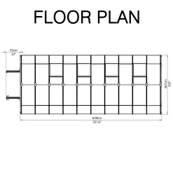 Rion Grand Gardner Green 8x20 Greenhouse 17 Rion Grand Gardner Green 8x20 Greenhouse -Gardens and Outdoor Stores rion grand gardner green 8x20 greenhouse7290103121648 02t
