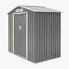 Rowlinson Trentvale 6x4 Pent Light Grey Metal Shed