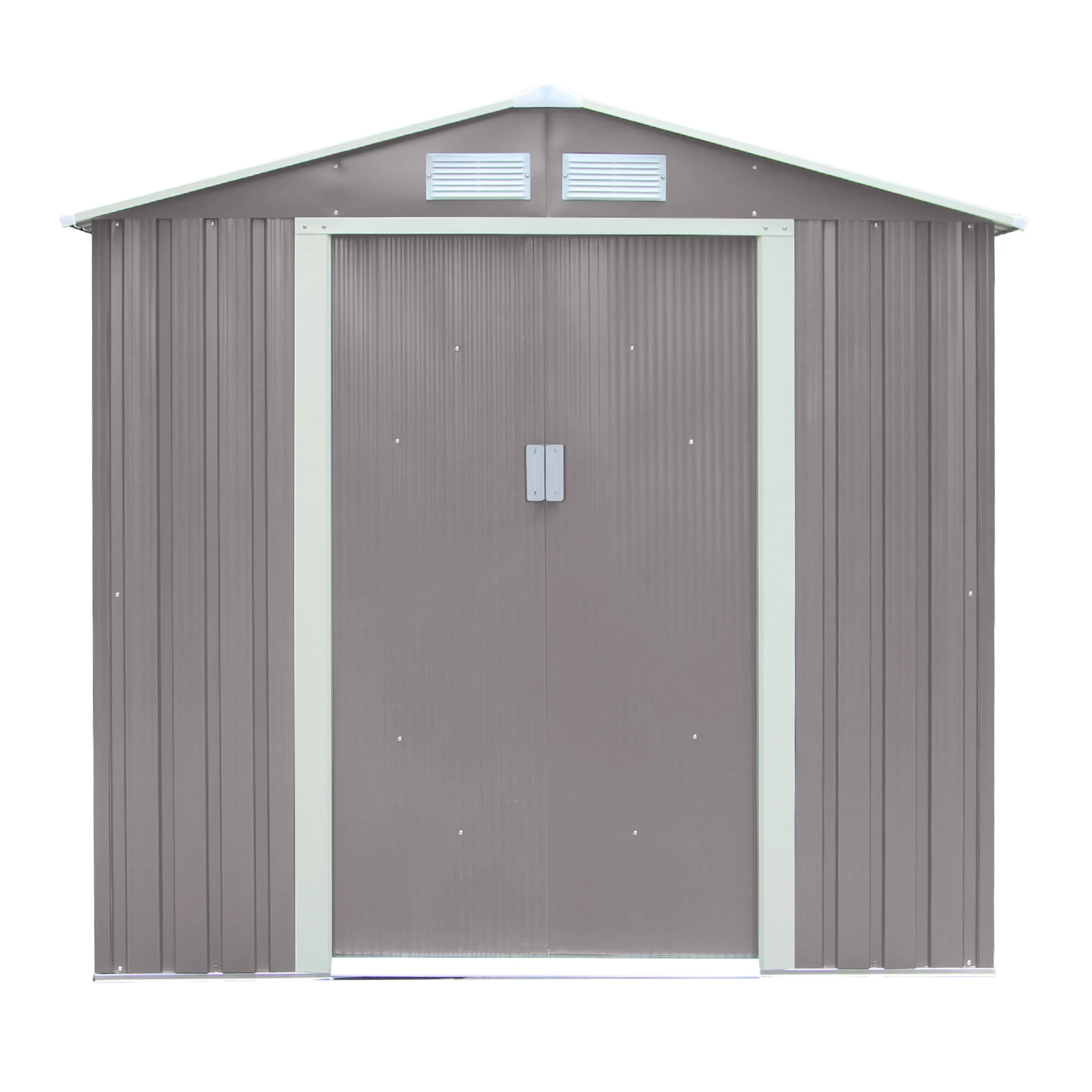 Rowlinson Trentvale 6x4 Pent Light Grey Metal Shed 4 Rowlinson Trentvale 6x4 Pent Light Grey Metal Shed - Image 2