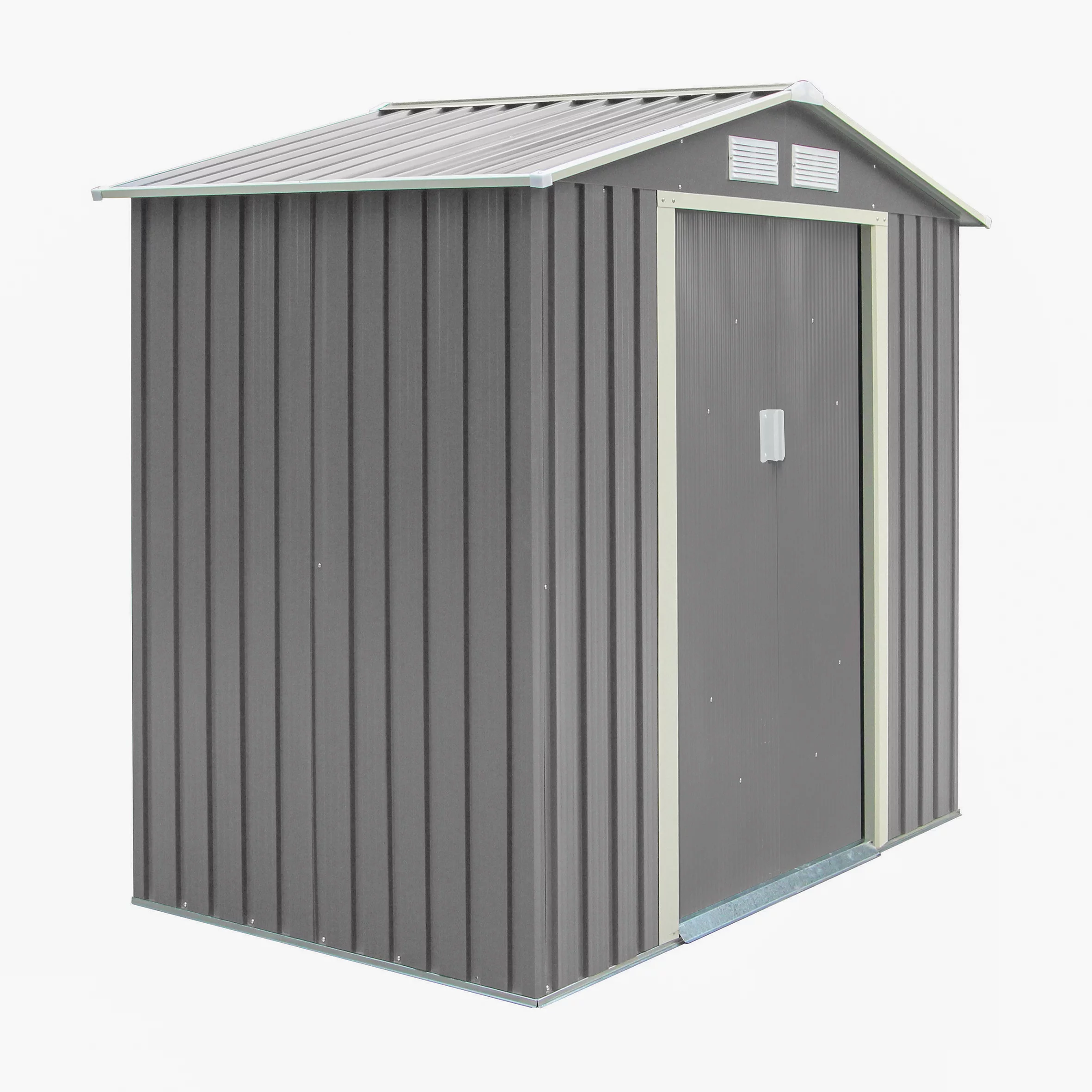 Rowlinson Trentvale 6x4 Pent Light Grey Metal Shed 5 Rowlinson Trentvale 6x4 Pent Light Grey Metal Shed - Image 3