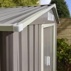 Rowlinson Trentvale 6x4 Pent Light Grey Metal Shed 19 Rowlinson Trentvale 6x4 Pent Light Grey Metal Shed -Gardens and Outdoor Stores rowlinson trentvale 6x4 pent light grey metal shed5013856206293 37c bq