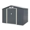 Rowlinson Trentvale 8x6 Apex Dark Grey Metal Shed 1 Rowlinson Trentvale 8x6 Apex Dark Grey Metal Shed -Gardens and Outdoor Stores rowlinson trentvale 8x6 apex dark grey metal shed5013856206224 03c bq