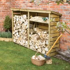 Rowlinson Wooden 7x2 Log Store