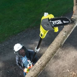 Ryobi ONE+ 18V Cordless Pole Saw RPP182020 -Gardens and Outdoor Stores ryobi one 18v cordless pole saw rpp1820204892210216922 01i bq