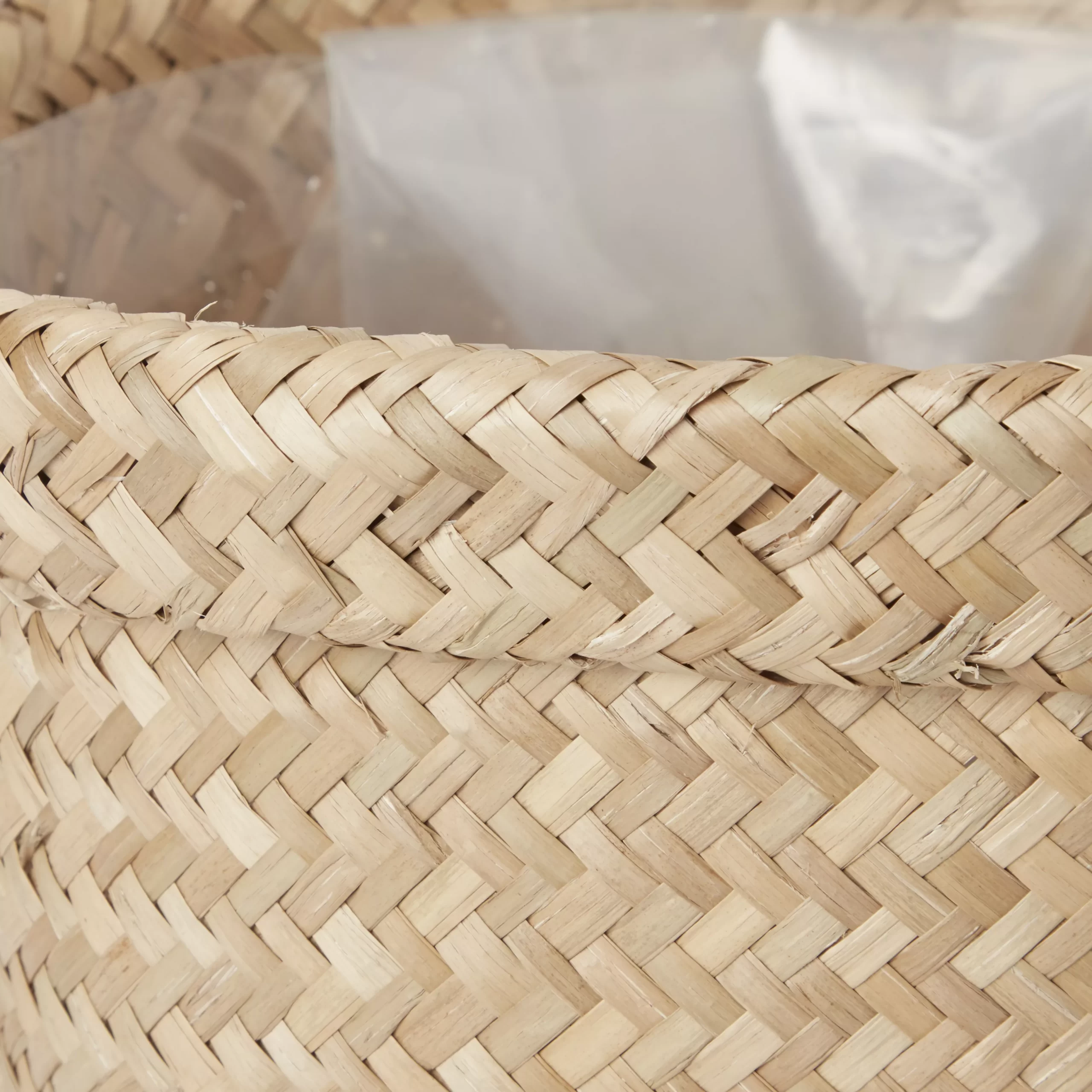 Seagrass Herringbone Plant Pot (Dia)26.5cm 5 Seagrass Herringbone Plant Pot (Dia)26.5cm - Image 3