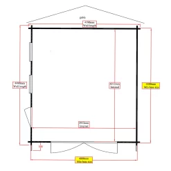Shire 15x14 Bradenham Wooden Garage (Base Included) -Gardens and Outdoor Stores shire 15x14 bradenham wooden garage base included 5019804111589 01t