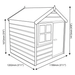 Shire 4x4 Woodbury Whitewood Pine Playhouse Assembly Required 20 Shire 4x4 Woodbury Whitewood Pine Playhouse Assembly Required -Gardens and Outdoor Stores shire 4x4 woodbury whitewood pine playhouse assembly required5397007006513 01t BQ