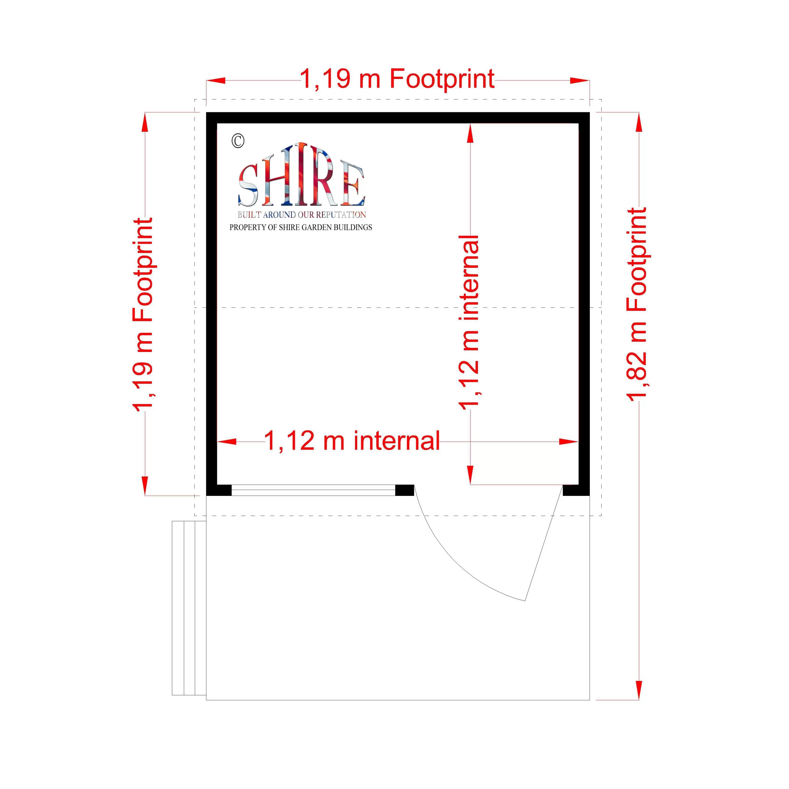 Shire 6x4 Bunny Whitewood Pine Playhouse Assembly Service Included 6 Shire 6x4 Bunny Whitewood Pine Playhouse Assembly Service Included - Image 4