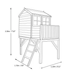 Shire 6x4 Bunny Whitewood Pine Playhouse Assembly Service Included 11 Shire 6x4 Bunny Whitewood Pine Playhouse Assembly Service Included -Gardens and Outdoor Stores shire 6x4 bunny whitewood pine playhouse assembly service included5019804111749 03t