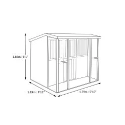 Shire 6x4 Jailhouse Whitewood Pine Playhouse Assembly Service Included -Gardens and Outdoor Stores shire 6x4 jailhouse whitewood pine playhouse assembly service included5019804111701 02t