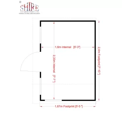 Shire 8x6 Loft Whitewood Pine Playhouse Assembly Service Included -Gardens and Outdoor Stores shire 8x6 loft whitewood pine playhouse assembly service included5019804111787 03t