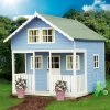 Shire 8x9 Lodge Whitewood Pine Playhouse Assembly Required 2 Shire 8x9 Lodge Whitewood Pine Playhouse Assembly Required -Gardens and Outdoor Stores shire 8x9 lodge whitewood pine playhouse assembly required5019804111831 05i