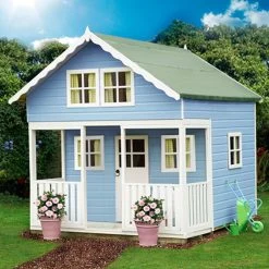 Shire 8x9 Lodge Whitewood Pine Playhouse Assembly Service Included