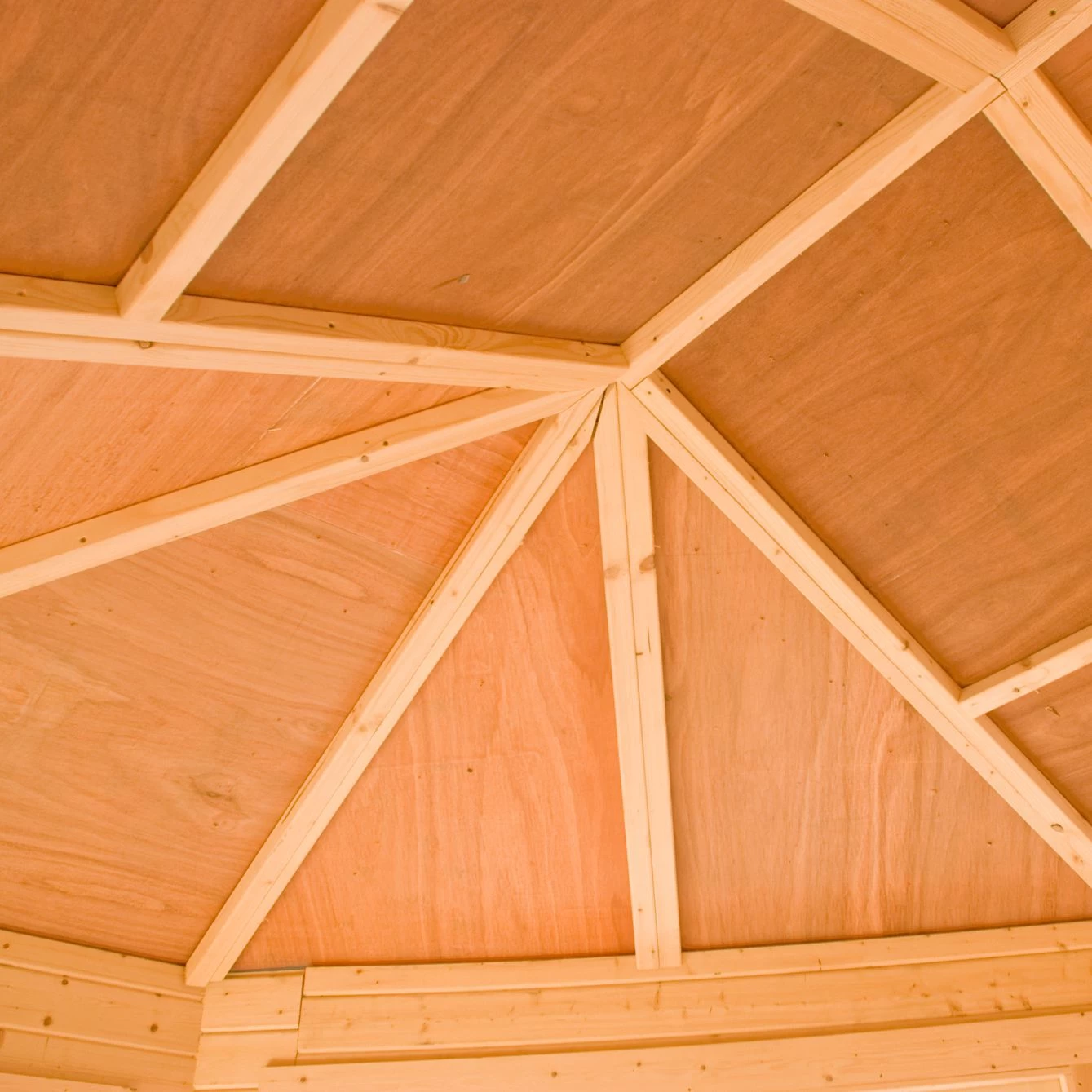 Shire Belvoir 10x10 Glass Apex Tongue & Groove Wooden Cabin - Base Not Included 5 Shire Belvoir 10x10 Glass Apex Tongue & Groove Wooden Cabin - Base Not Included - Image 3