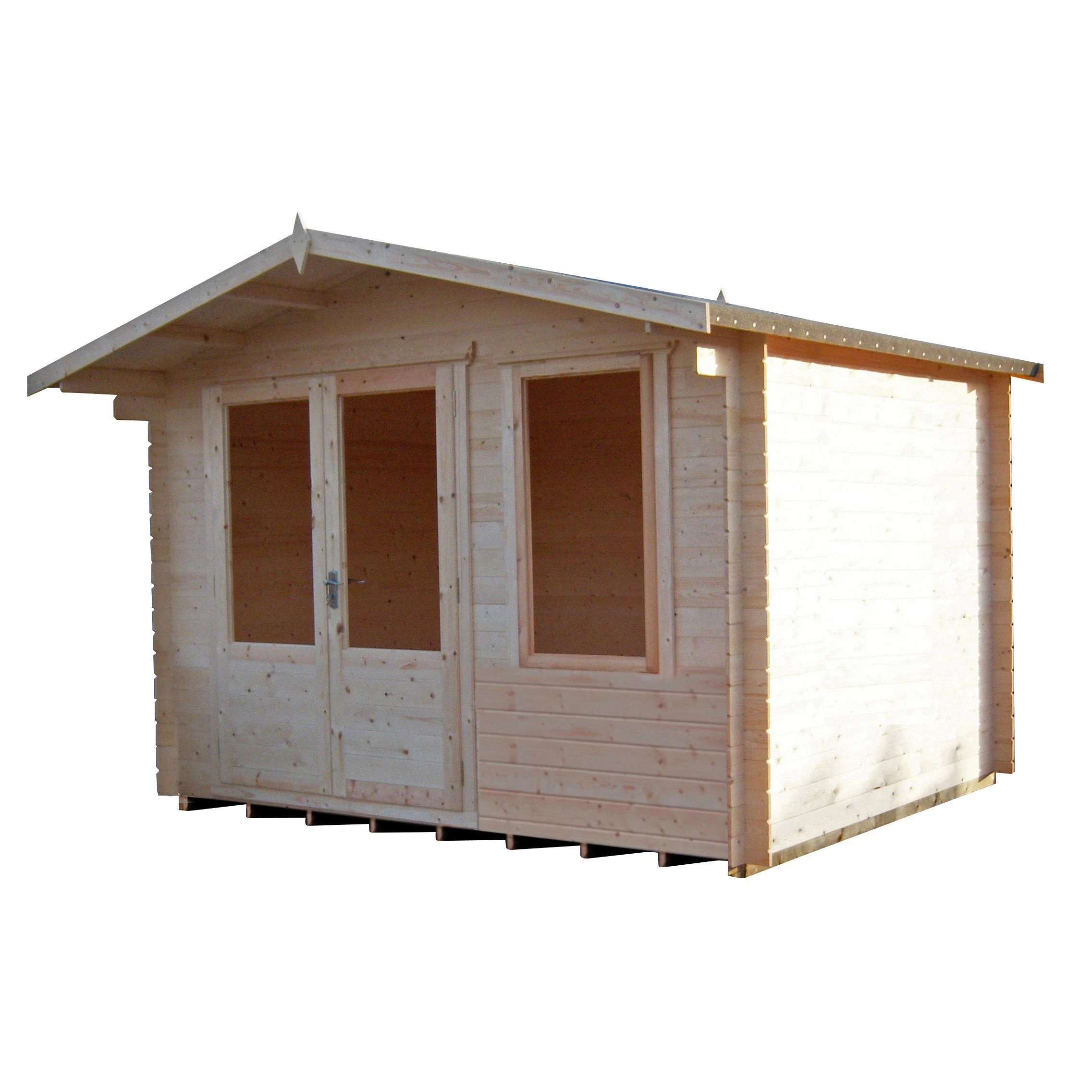Shire Berryfield 11x8 Eco Glass Apex Tongue & Groove Wooden Cabin - Base Not Included 3 Shire Berryfield 11x8 Eco Glass Apex Tongue & Groove Wooden Cabin - Base Not Included