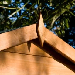 Shire Blenheim 10x8 Glass Bi-fold Door Apex Shiplap Wooden Summer House - Base Not Included -Gardens and Outdoor Stores shire blenheim 10x8 glass bi fold door apex shiplap wooden summer house base not included5019804225491 10i