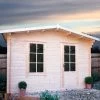 Shire Bucknells 12x8 Toughened Glass Apex Tongue & Groove Wooden Cabin - Base Not Included -Gardens and Outdoor Stores shire bucknells 12x8 toughened glass apex tongue groove wooden cabin base not included5019804119394 01i bq