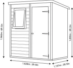 Shire Caldey 6x4 Ft Pent Shiplap Wooden Shed With Floor (Base Included) - Assembly Service Included -Gardens and Outdoor Stores shire caldey 6x4 ft pent shiplap wooden shed with floor base included assembly service included5019804665426 06bq