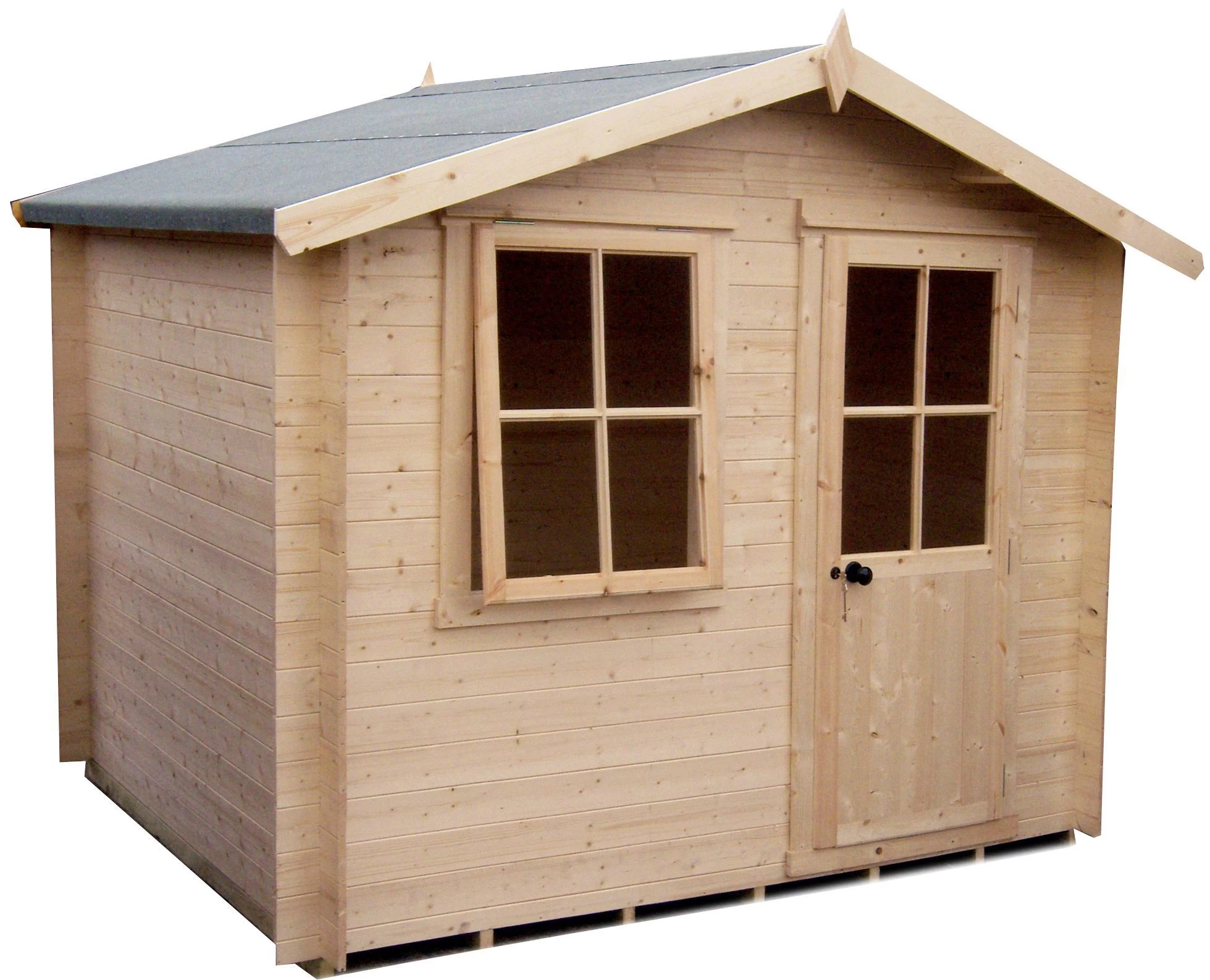 Shire Hartley 7x7 Apex Tongue & Groove Wooden Cabin (Base Included) - Assembly Service Included 5 Shire Hartley 7x7 Apex Tongue & Groove Wooden Cabin (Base Included) - Assembly Service Included - Image 3