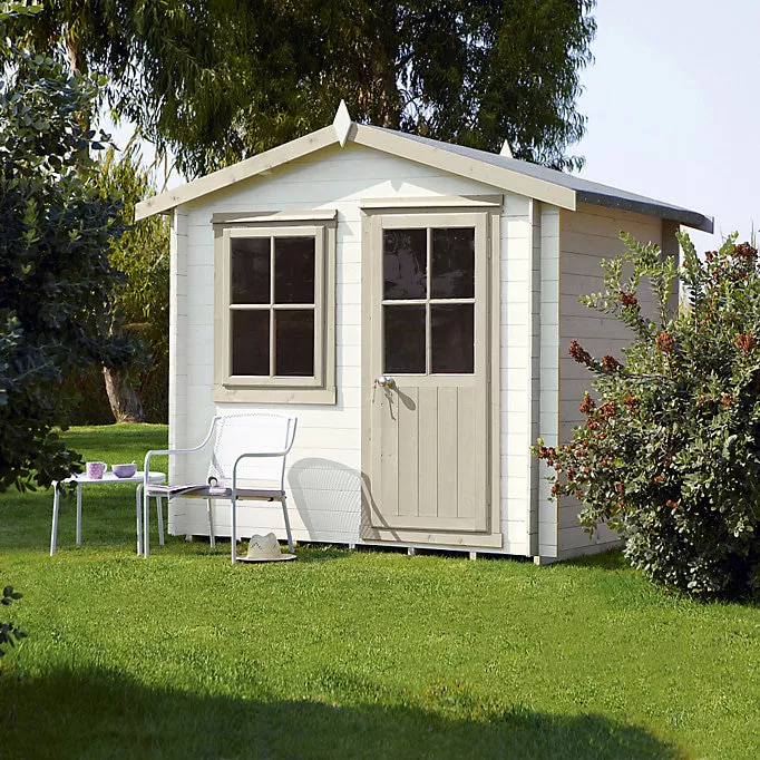 Shire Hartley 8x6 Glass Apex Tongue & Groove Wooden Cabin - Base Not Included 3 Shire Hartley 8x6 Glass Apex Tongue & Groove Wooden Cabin - Base Not Included