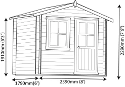 Shire Hartley 8x6 Glass Apex Tongue & Groove Wooden Cabin - Base Not Included 21 Shire Hartley 8x6 Glass Apex Tongue & Groove Wooden Cabin - Base Not Included -Gardens and Outdoor Stores shire hartley 8x6 glass apex tongue groove wooden cabin base not included5397007006407 02t bq