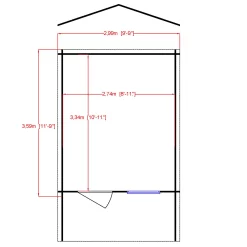 Shire Hopton 10x12 Toughened Glass Apex Tongue & Groove Wooden Cabin - Base Not Included 9 Shire Hopton 10x12 Toughened Glass Apex Tongue & Groove Wooden Cabin - Base Not Included -Gardens and Outdoor Stores shire hopton 10x12 toughened glass apex tongue groove wooden cabin base not included5019804119219 02t bq