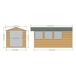 Shire Jersey 13x7 Ft Apex Shiplap Wooden Shed With Floor - Assembly Service Included -Gardens and Outdoor Stores shire jersey 13x7 ft apex shiplap wooden shed with floor assembly service included5019804118809 18bq