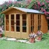 Shire Kensington 10x7 Glass Apex Shiplap Wooden Summer House - Base Not Included -Gardens and Outdoor Stores shire kensington 10x7 glass apex shiplap wooden summer house base not included5019804198078 01i bq