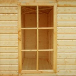 Shire Kensington 7x7 Toughened Glass Apex Shiplap Wooden Summer House - Base Not Included -Gardens and Outdoor Stores shire kensington 7x7 toughened glass apex shiplap wooden summer house base not included5019804111183 02i bq