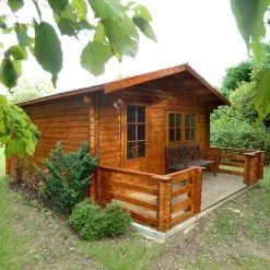 Shire Kinver 12x12 Glass Apex Tongue & Groove Wooden Cabin - Base Not Included -Gardens and Outdoor Stores shire kinver 12x12 glass apex tongue groove wooden cabin base not included5019804112173 03i bq