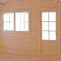 Shire Kinver 12x12 Glass Apex Tongue & Groove Wooden Cabin - Base Not Included -Gardens and Outdoor Stores shire kinver 12x12 glass apex tongue groove wooden cabin base not included5019804112173 37c