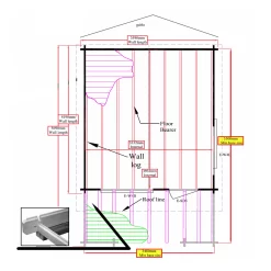 Shire Kinver 12x14 Toughened Glass Apex Tongue & Groove Wooden Cabin - Base Not Included -Gardens and Outdoor Stores shire kinver 12x14 toughened glass apex tongue groove wooden cabin base not included5019804111404 02t