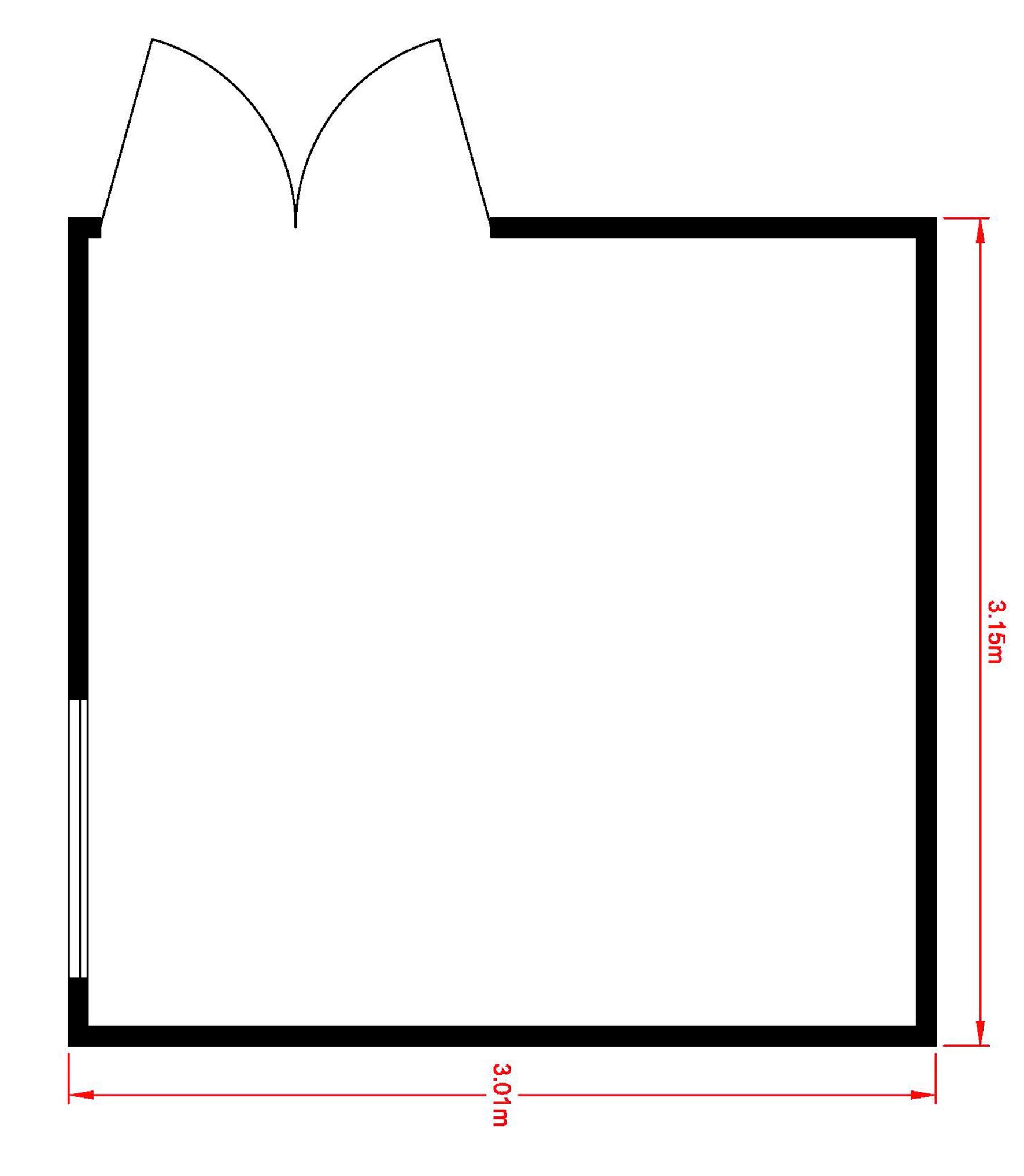 Shire Mammoth 10x10 Glass Apex Wooden Workshop - Base Not Included 8 Shire Mammoth 10x10 Glass Apex Wooden Workshop - Base Not Included - Image 6