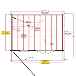 Shire Marlborough 10x14 Toughened Glass Apex Tongue & Groove Wooden Cabin - Base Not Included -Gardens and Outdoor Stores shire marlborough 10x14 toughened glass apex tongue groove wooden cabin base not included5019804112401 02t