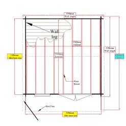 Shire Marlborough 12x12 Glass Apex Tongue & Groove Wooden Cabin - Base Not Included -Gardens and Outdoor Stores shire marlborough 12x12 glass apex tongue groove wooden cabin base not included5019804112456 02t