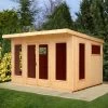 Shire Miami Gym 12x10 Pent Shiplap Wooden Summer House -Gardens and Outdoor Stores shire miami gym 12x10 pent shiplap wooden summer house5019804118915 01i bq