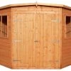 Shire Murrow 8x8 Ft Pent Shiplap Wooden 2 Door 2 Windows Shed With Floor -Gardens and Outdoor Stores shire murrow 8x8 ft pent shiplap wooden 2 door 2 windows shed with floor5019804883486 01bq