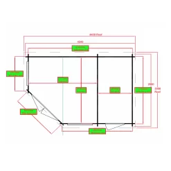 Shire Rowney 10x14 Ft Apex Tongue & Groove Wooden Cabin With Felt Tile Roof - Assembly Service Included 12 Shire Rowney 10x14 Ft Apex Tongue & Groove Wooden Cabin With Felt Tile Roof - Assembly Service Included -Gardens and Outdoor Stores shire rowney 10x14 ft apex tongue groove wooden cabin with felt tile roof assembly service included5019804111275 02t