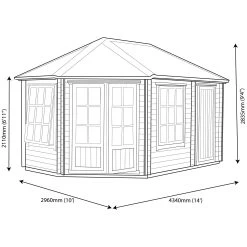 Shire Rowney 10x14 Ft Apex Tongue & Groove Wooden Cabin With Felt Tile Roof - Assembly Service Included 13 Shire Rowney 10x14 Ft Apex Tongue & Groove Wooden Cabin With Felt Tile Roof - Assembly Service Included -Gardens and Outdoor Stores shire rowney 10x14 ft apex tongue groove wooden cabin with felt tile roof assembly service included5019804111275 03t