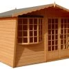 Shire Sandringham 10x6 Glass Apex Shiplap Wooden Summer House - Base Not Included -Gardens and Outdoor Stores shire sandringham 10x6 glass apex shiplap wooden summer house base not included5019804691487 03c bq