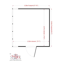 Shire Sun 8x8 Glass Pent Shiplap Wooden Summer House - Base Not Included 21 Shire Sun 8x8 Glass Pent Shiplap Wooden Summer House - Base Not Included -Gardens and Outdoor Stores shire sun 8x8 glass pent shiplap wooden summer house base not included5019804112029 02t