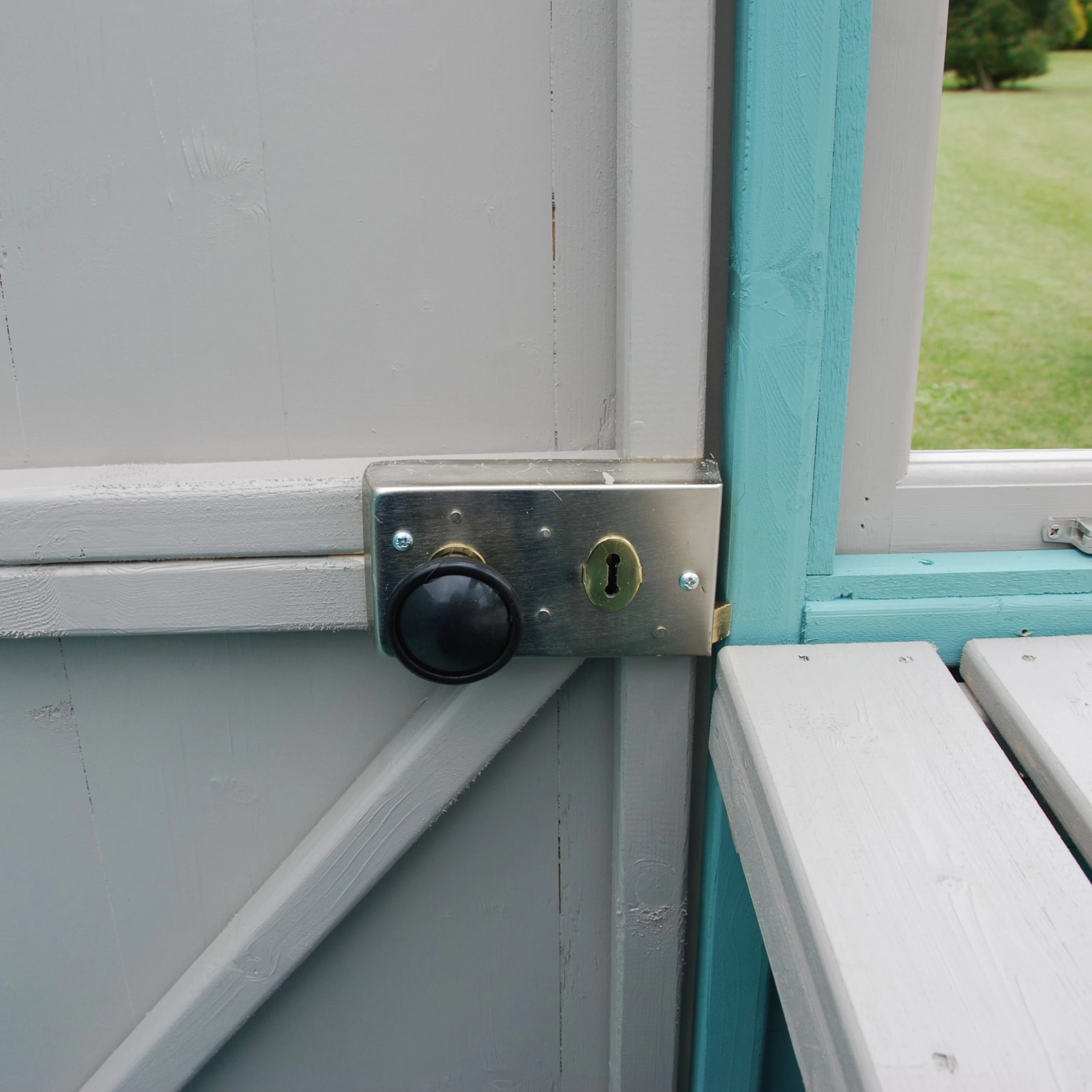 Shire Sun 8x8 Glass Pent Shiplap Wooden Summer House - Base Not Included 10 Shire Sun 8x8 Glass Pent Shiplap Wooden Summer House - Base Not Included - Image 8