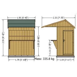 Shire Timber Bar Shiplap Wooden 6x4 Apex Garden Storage - Assembly Service Included 8 Shire Timber Bar Shiplap Wooden 6x4 Apex Garden Storage - Assembly Service Included -Gardens and Outdoor Stores shire timber bar shiplap wooden 6x4 apex garden storage assembly service included5019804118946 01t bq