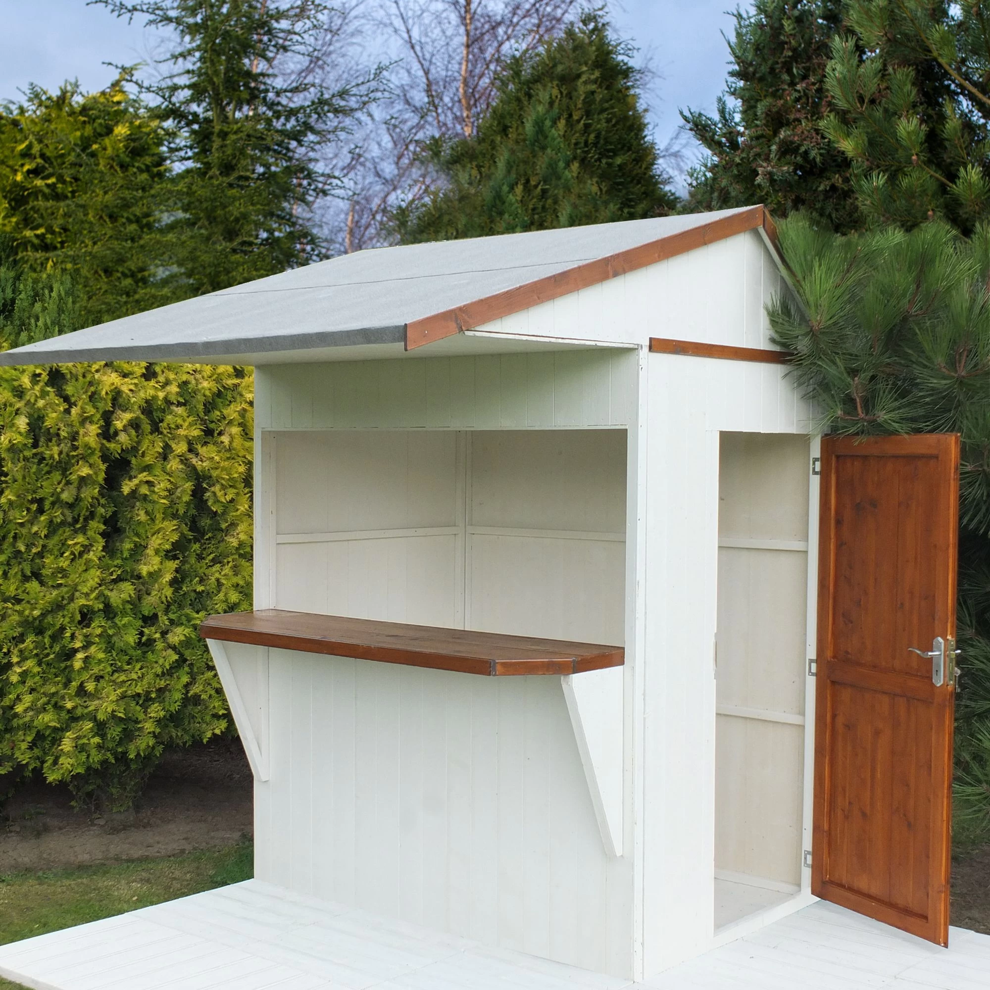 Shire Timber Bar Shiplap Wooden 6x4 Apex Garden Storage - Assembly Service Included 4 Shire Timber Bar Shiplap Wooden 6x4 Apex Garden Storage - Assembly Service Included - Image 2