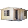 Shire Twyford 14x17 Glass Apex Tongue & Groove Wooden Cabin - Base Not Included 2 Shire Twyford 14x17 Glass Apex Tongue & Groove Wooden Cabin - Base Not Included -Gardens and Outdoor Stores shire twyford 14x17 glass apex tongue groove wooden cabin base not included5019804036158 03c bq