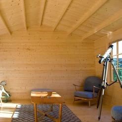 Shire Twyford 16x17 Toughened Glass Apex Tongue & Groove Wooden Cabin - Base Not Included -Gardens and Outdoor Stores shire twyford 16x17 toughened glass apex tongue groove wooden cabin base not included5019804036165 10i bq