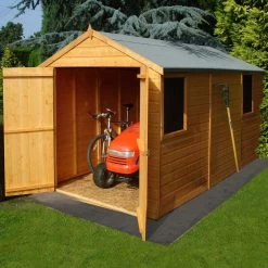 Shire Warwick 8x6 Ft Apex Shiplap Wooden Shed With Floor (Base Included) - Assembly Service Included -Gardens and Outdoor Stores shire warwick 8x6 ft apex shiplap wooden shed with floor base included assembly service included5019804456413 01i bq