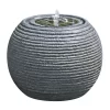 Solar-powered Spherical Water Feature (H)30cm -Gardens and Outdoor Stores solar powered spherical water feature h 30cm5053844311899 01c bq