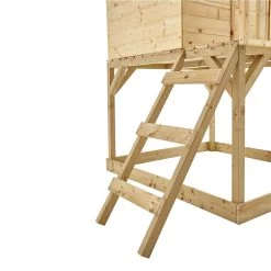TP Toys 7.5x5 Hill Top Timber Tower Slide Playhouse Assembly Required -Gardens and Outdoor Stores tp toys 7 5x5 hill top timber tower slide playhouse assembly required5021854803185 31c bq