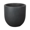 Verve Ammer Dark Grey Fibreclay Circular Plant Pot (Dia)28cm 2 Verve Ammer Dark Grey Fibreclay Circular Plant Pot (Dia)28cm -Gardens and Outdoor Stores verve ammer dark grey fibreclay circular plant pot dia 28cm5059340327662 02c